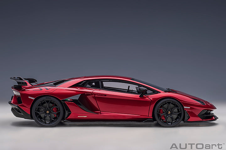 79177 LAMBORGHINI AVENTADOR SVJ (ROSSO EFESTO/METALLIC RED)