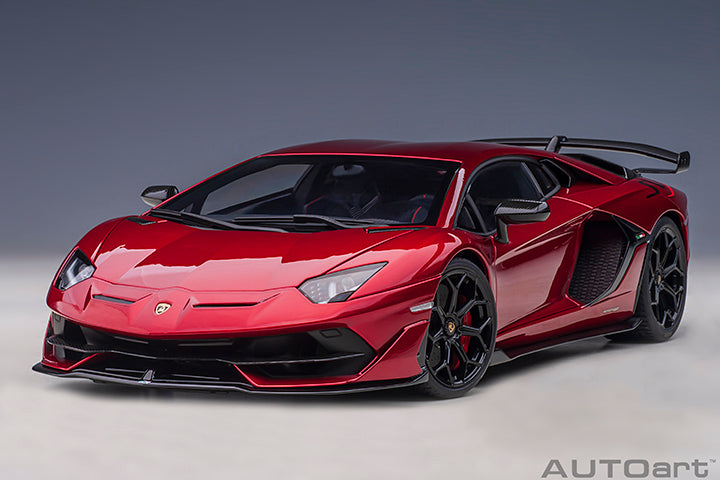 79177 LAMBORGHINI AVENTADOR SVJ (ROSSO EFESTO/METALLIC RED)