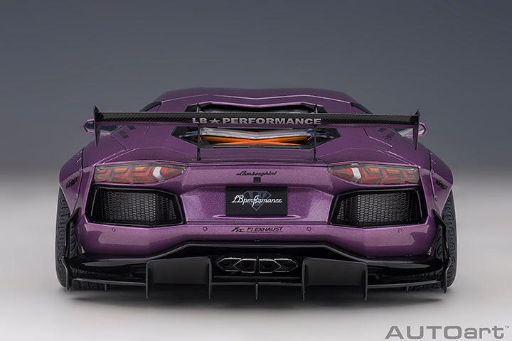 79242 LIBERTY WALK LB-WORKS LAMBORGHINI AVENTADOR LIMITED EDITION (VIOLA SE30/CARBON BONNET)