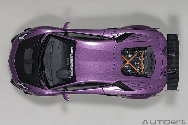 79242 LIBERTY WALK LB-WORKS LAMBORGHINI AVENTADOR LIMITED EDITION (VIOLA SE30/CARBON BONNET)