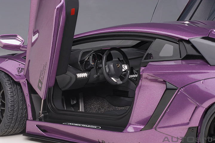 79242 LIBERTY WALK LB-WORKS LAMBORGHINI AVENTADOR LIMITED EDITION (VIOLA SE30/CARBON BONNET)
