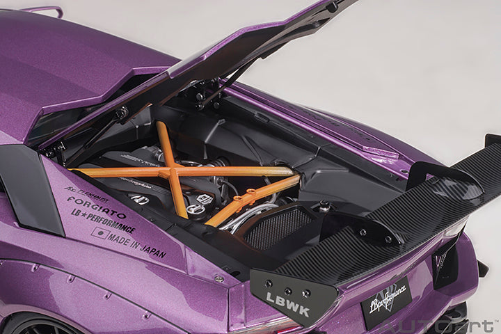79242 LIBERTY WALK LB-WORKS LAMBORGHINI AVENTADOR LIMITED EDITION (VIOLA SE30/CARBON BONNET)