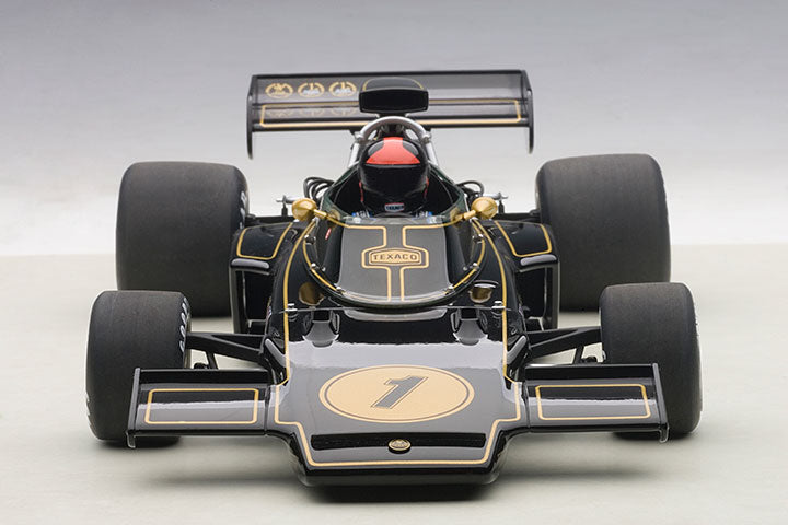 87328 LOTUS 72E 1973 EMERSON FITTIPALDI #1 (WITH DRIVER FIGURINE IN COCKPIT)