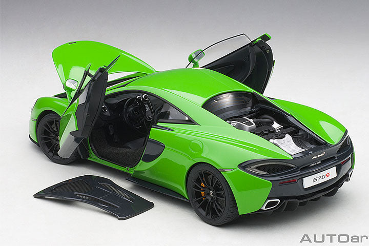 76042  McLAREN 570S (MANTIS GREEN/BLACK WHEELS)