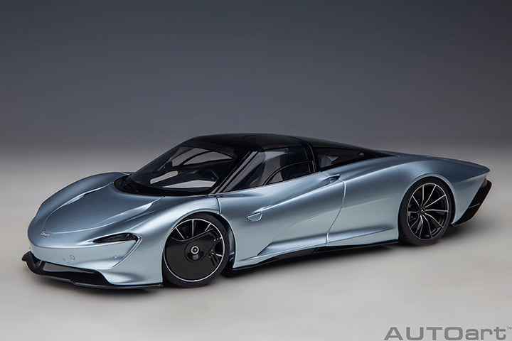 76086 1/18 McLaren Speedtail (FROZEN BLUE)