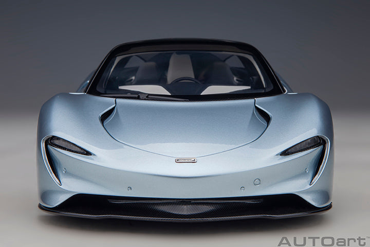 76086 1/18 McLaren Speedtail (FROZEN BLUE)