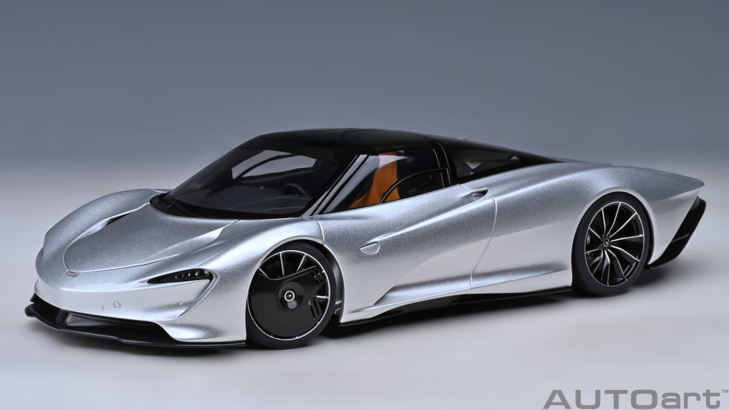 76090 1/18 McLAREN SPEEDTAIL (Supernova Silver)