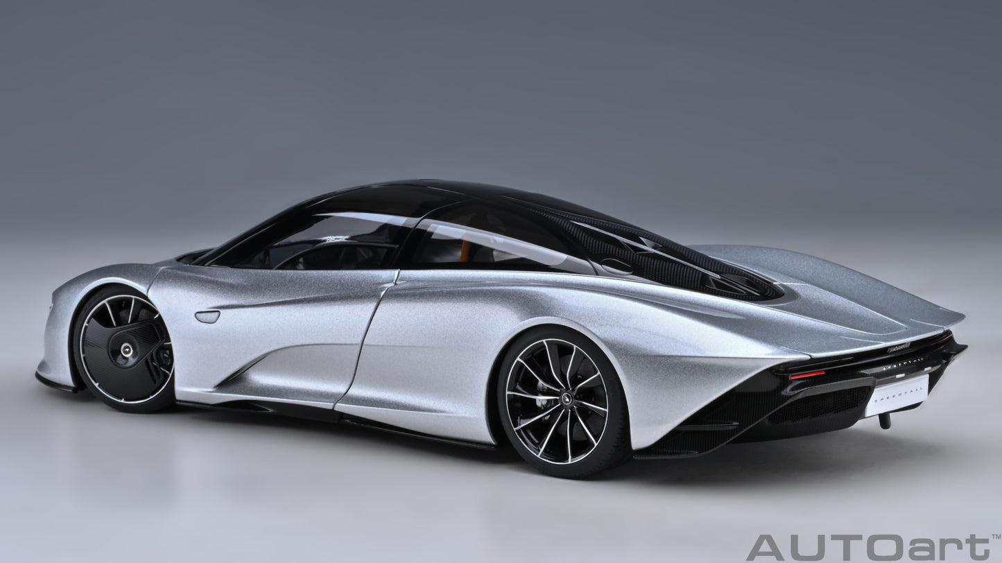 76090 1/18 McLAREN SPEEDTAIL (Supernova Silver)