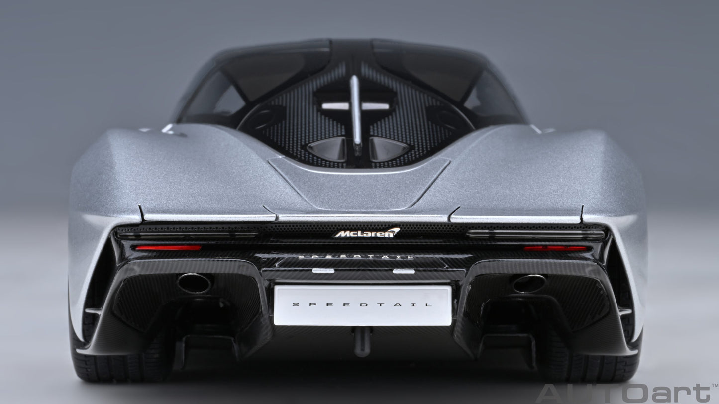 76090 1/18 McLAREN SPEEDTAIL (Supernova Silver)