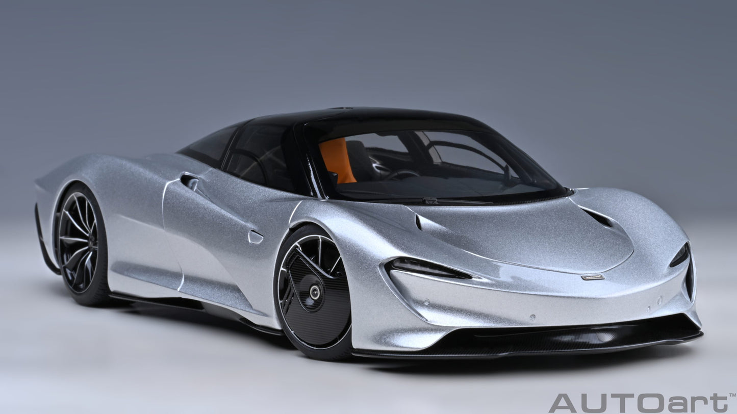 76090 1/18 McLAREN SPEEDTAIL (Supernova Silver)