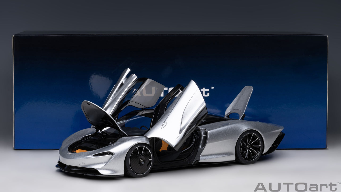 76090 1/18 McLAREN SPEEDTAIL (Supernova Silver)