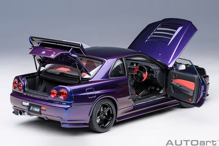 Gt R R34 Midnight Purple Custom Engine 77464 NISMO R34 GT-R Z-TUNE(MIDNIGHT PURPLE III) – AUTOart Models Shop ...