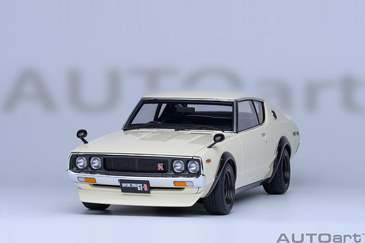 77467 NISSAN SKYLINE 2000 GT-R (KPGC110) TUNED VERSION  (WHITE)