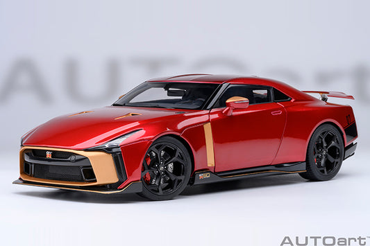 77514 NISSAN GT-R50 BY ITALDESIGN (METALLIC RED / GOLD)