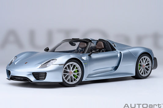 77923 PORSCHE 918 SPYDER WEISSACH PACKAGE (LIQUID METAL CHROME BLUE)