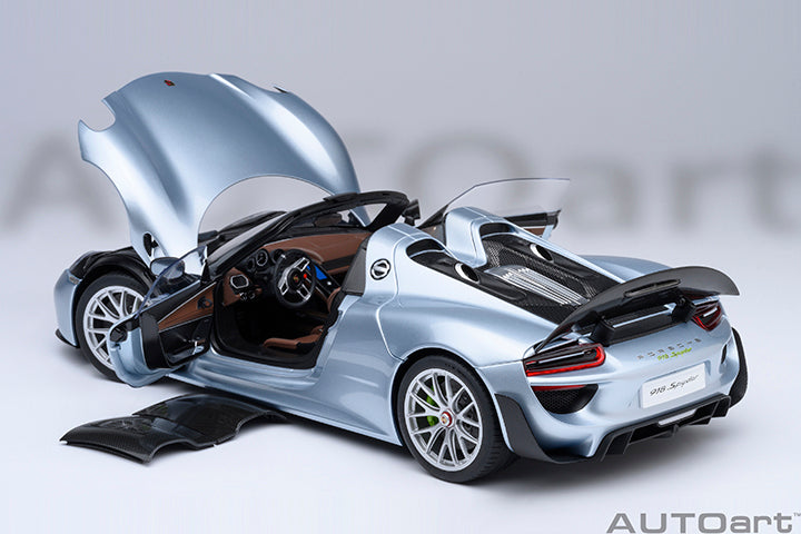 77923 PORSCHE 918 SPYDER WEISSACH PACKAGE (LIQUID METAL CHROME BLUE)