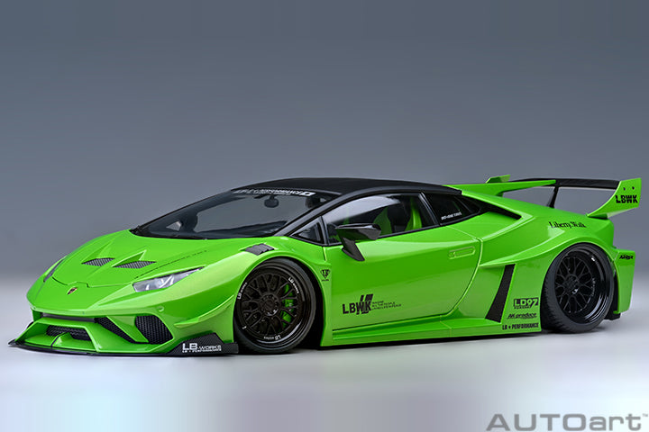 79128  LIBERTY WALK LB SILHOUETTE WORKS HURACAN GT (PEARL GREEN)