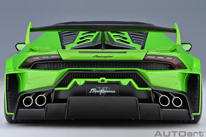 79128  LIBERTY WALK LB SILHOUETTE WORKS HURACAN GT (PEARL GREEN)