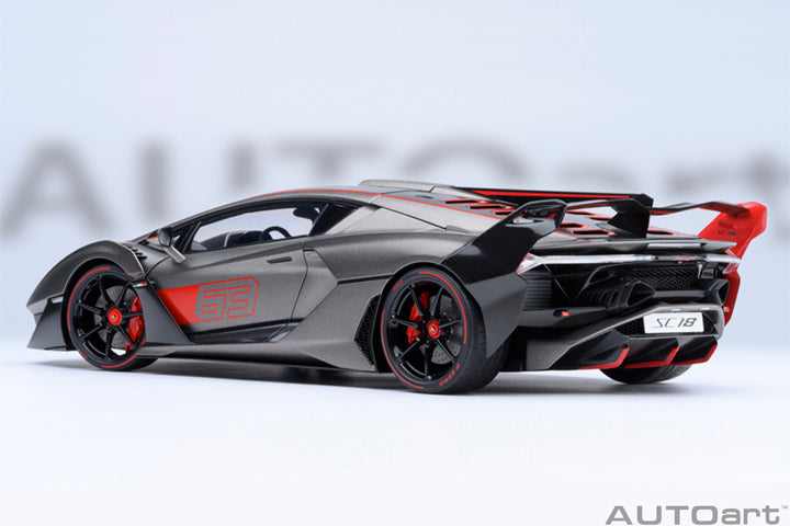 79216 LAMBORGHINI SC18 ALSTON (GRIGIO DAYTONA / RED ACCENTS)