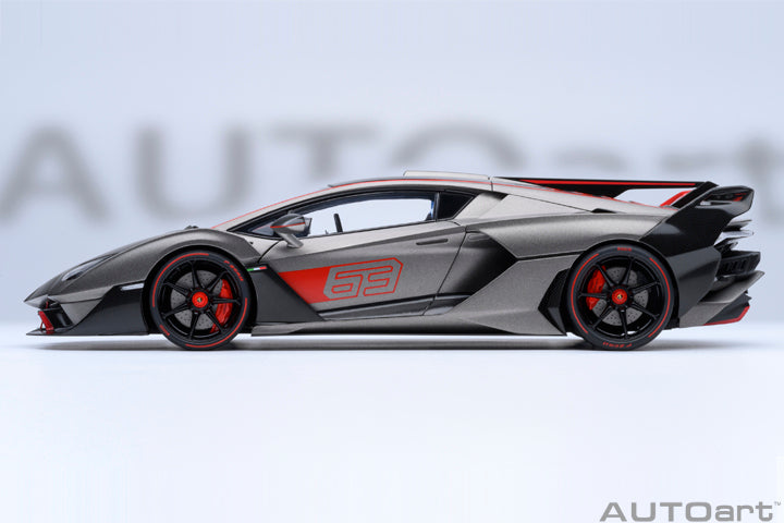 79216 LAMBORGHINI SC18 ALSTON (GRIGIO DAYTONA / RED ACCENTS)