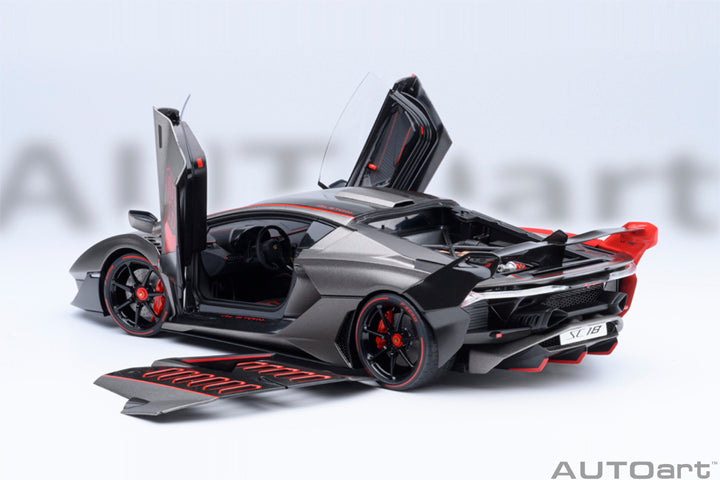 79216 LAMBORGHINI SC18 ALSTON (GRIGIO DAYTONA / RED ACCENTS)