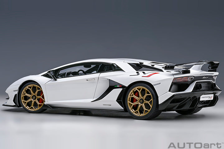 79217  LAMBORGHINI AVENTADOR SVJ (BIANCO ASOPO/PEARL WHITE)