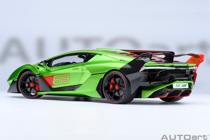 79248 LAMBORGHINI SC18 ALSTON (VERDE SELVANS / RED ACCENTS)