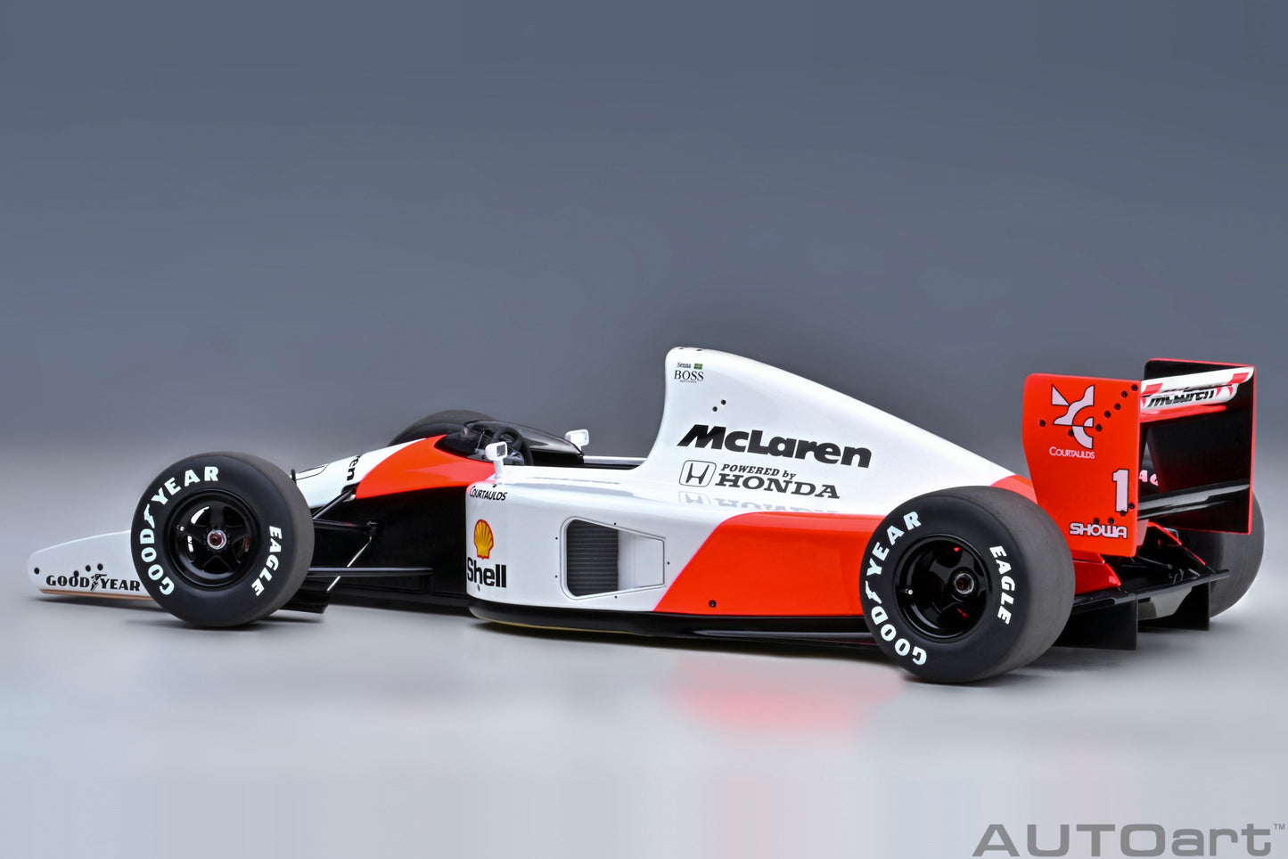 89140  McLAREN HONDA MP4/6 JAPANESE GP 1991 A.SENNA #1 (WITH McLAREN LOGO)