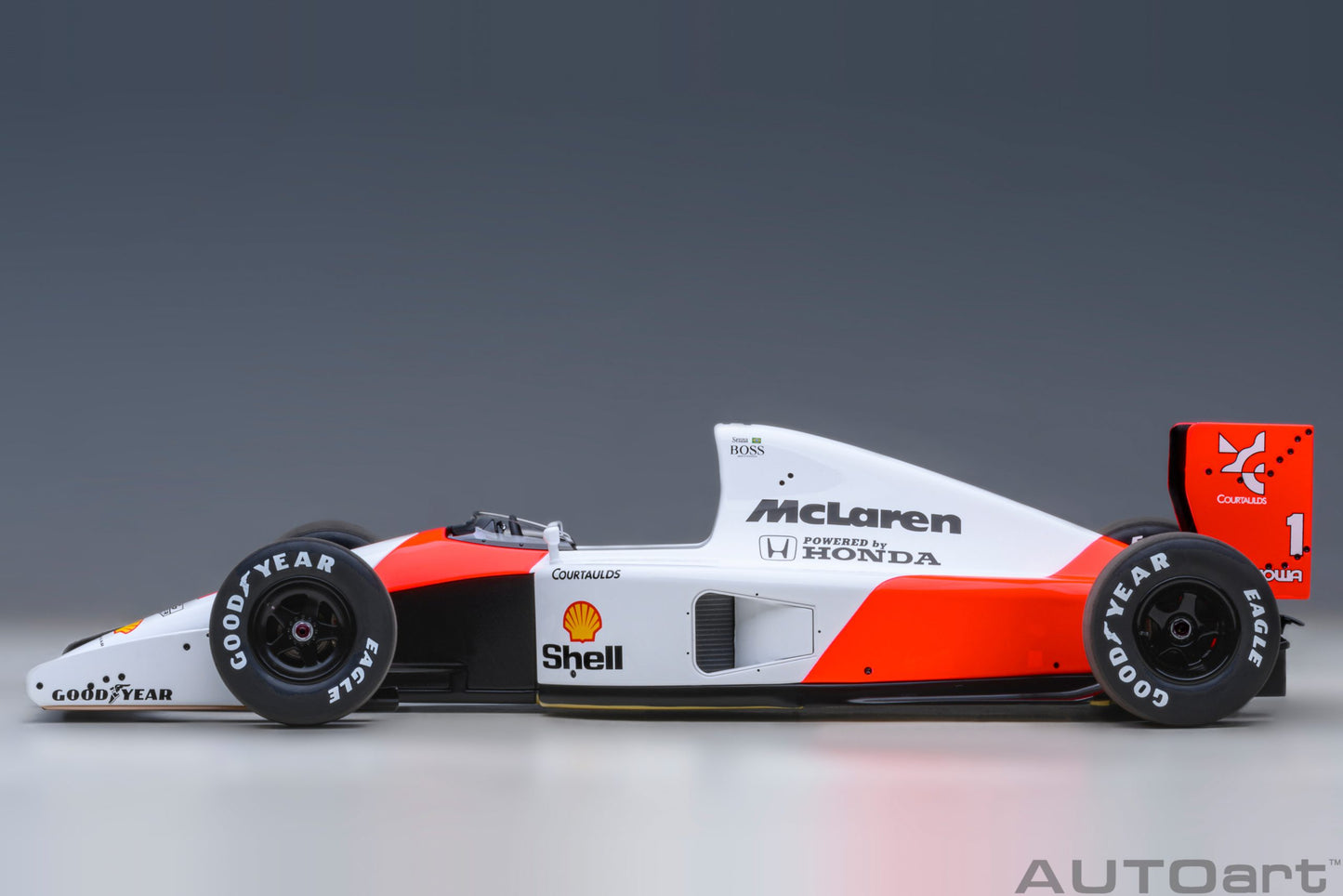 89140  McLAREN HONDA MP4/6 JAPANESE GP 1991 A.SENNA #1 (WITH McLAREN LOGO)