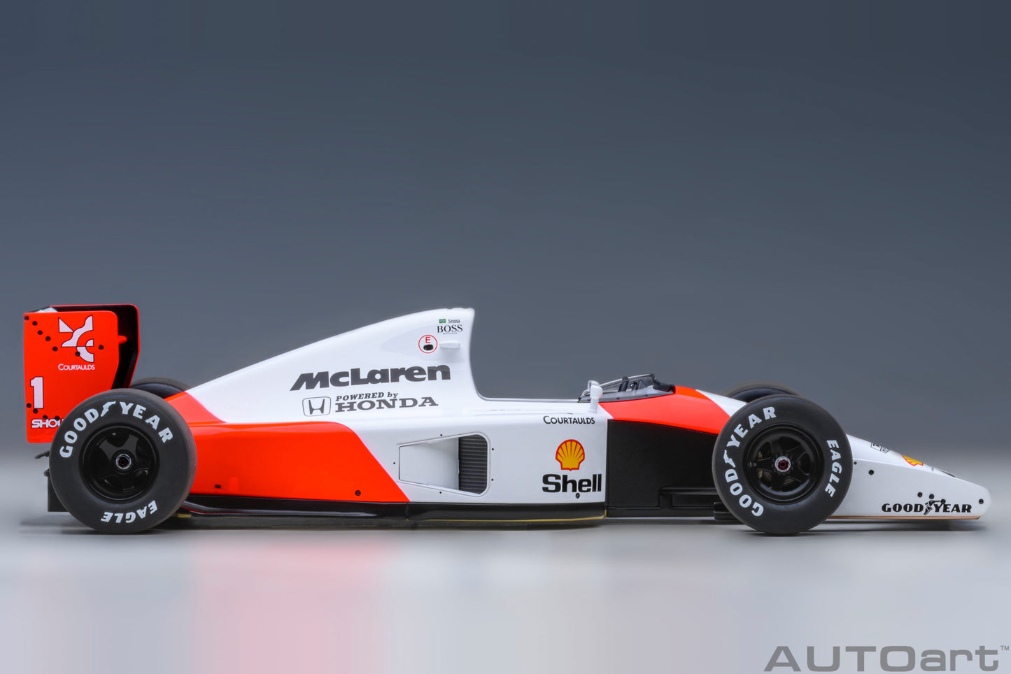 89140  McLAREN HONDA MP4/6 JAPANESE GP 1991 A.SENNA #1 (WITH McLAREN LOGO)