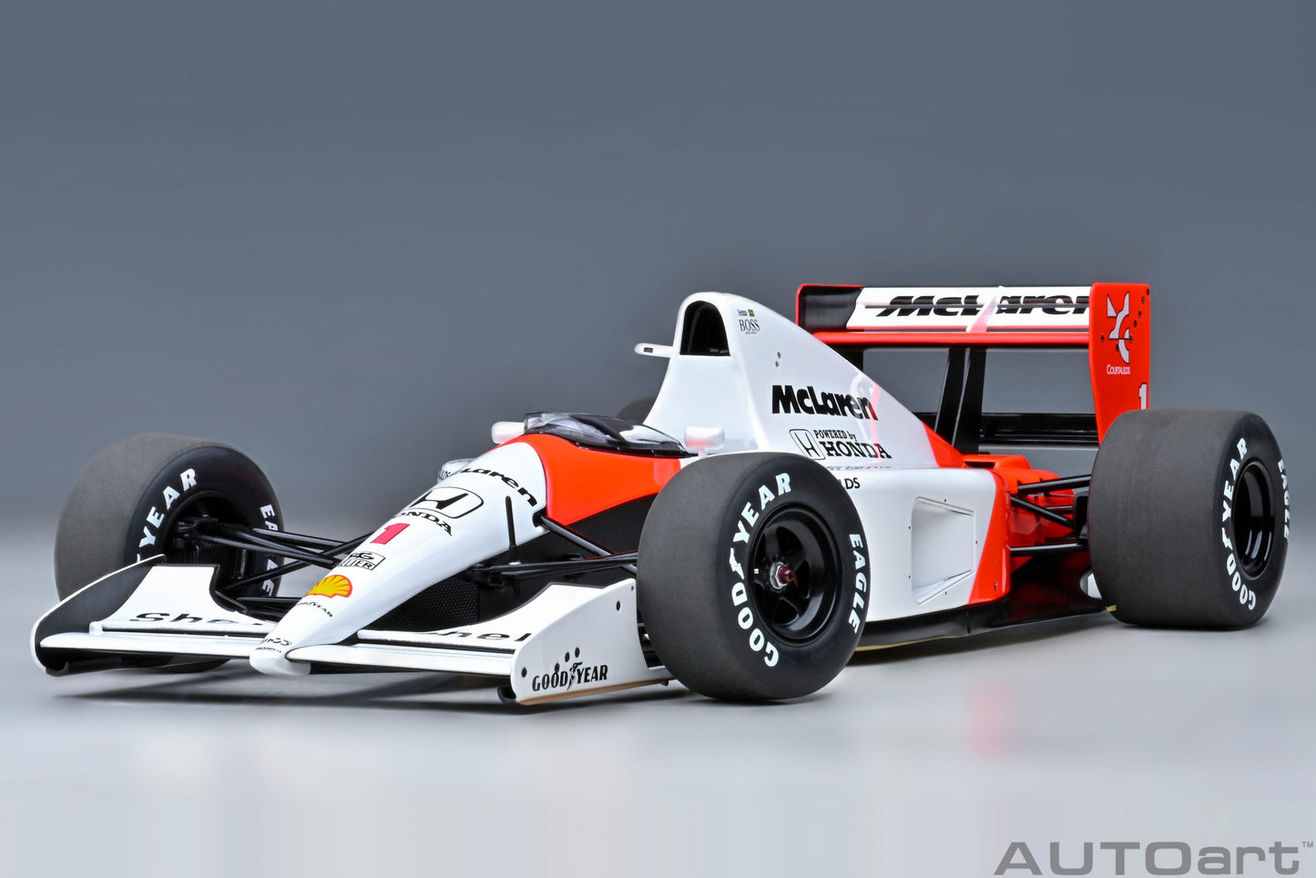 89140  McLAREN HONDA MP4/6 JAPANESE GP 1991 A.SENNA #1 (WITH McLAREN LOGO)