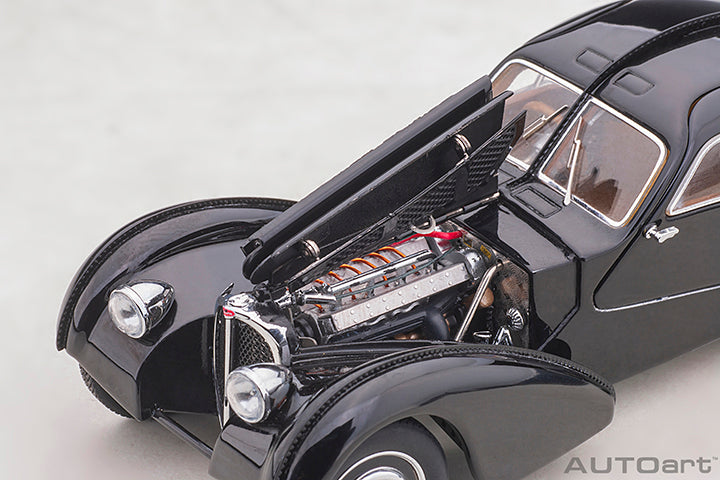 50946  1/43 BUGATTI 57SC ATLANTIC 1938 (BLACK/WITH DISC WHEELS)