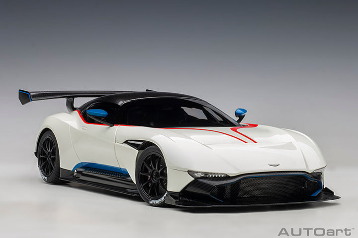 70261  ASTON MARTIN VULCAN (STRATUS WHITE W/ BLUE STRIPES)