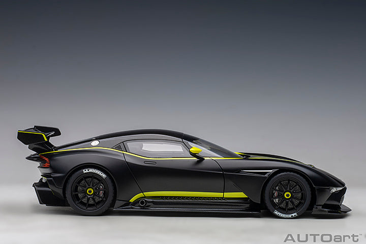 70262  ASTON MARTIN VULCAN (MATT BLACK W/ LIME GREEN STRIPES)