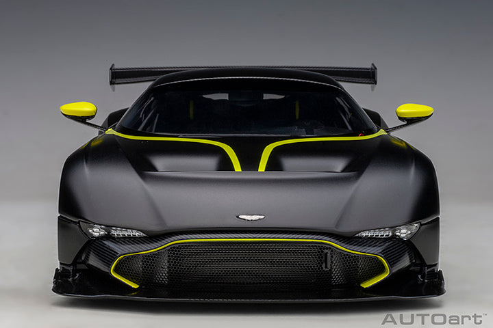 70262  ASTON MARTIN VULCAN (MATT BLACK W/ LIME GREEN STRIPES)