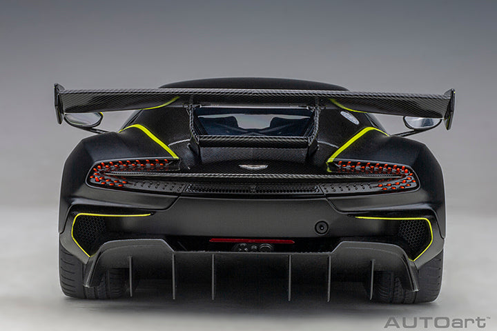 70262  ASTON MARTIN VULCAN (MATT BLACK W/ LIME GREEN STRIPES)