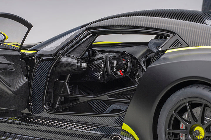 70262  ASTON MARTIN VULCAN (MATT BLACK W/ LIME GREEN STRIPES)