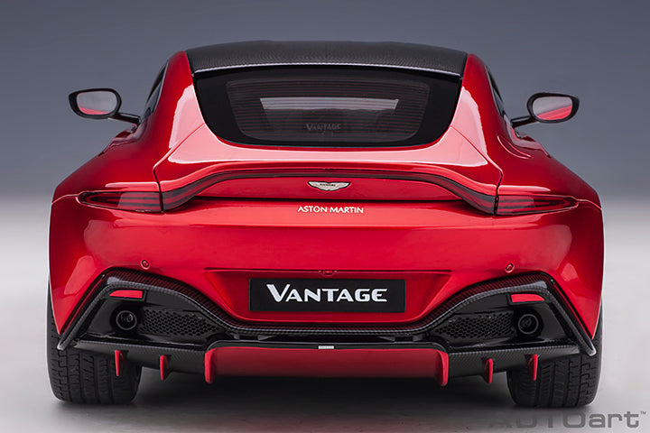 70277  ASTON MARTIN VANTAGE 2019 (HYPER RED/CARBON BLACK ROOF)