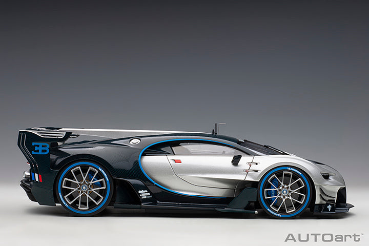 70987  BUGATTI VISION GRAN TURISMO (SILVER/BLUE CARBON)