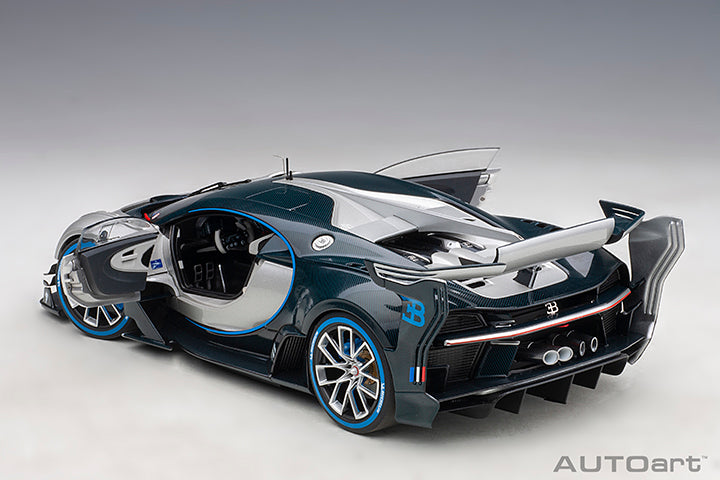 70987  BUGATTI VISION GRAN TURISMO (SILVER/BLUE CARBON)