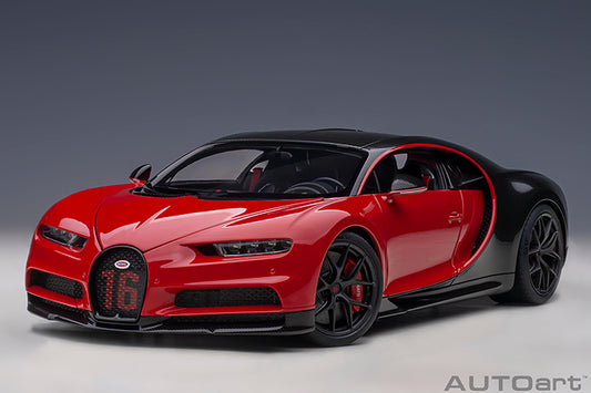 70996  BUGATTI CHIRON SPORT 2019 (ITALIAN RED/CARBON)