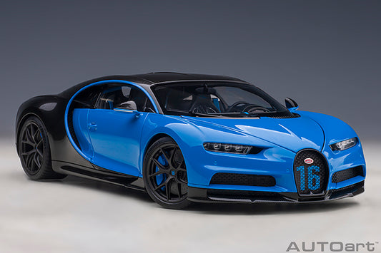 70997 BUGATTI CHIRON SPORT 2019 (FRENCH RACING BLUE/CARBON)