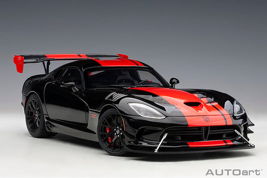 71732  DODGE VIPER 1:28 EDITION ACR 2017 (VENOM BLACK W/ RED STRIPES)