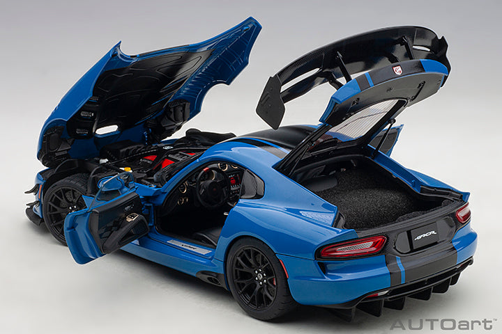 71734  DODGE VIPER ACR 2017 (COMPETITION BLUE W/ BLACK STRIPES)