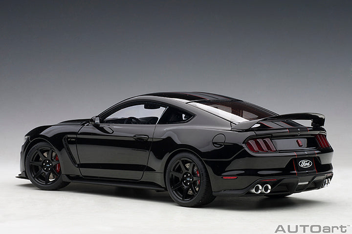 72934  FORD SHELBY MUSTANG GT350R (SHADOW BLACK W/ BLACK STRIPES)