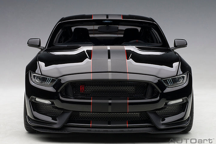 72934  FORD SHELBY MUSTANG GT350R (SHADOW BLACK W/ BLACK STRIPES)