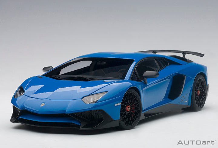 74559  LAMBORGHINI AVENTADOR LP750-4 SV (BLU LEMANS/BLUE)