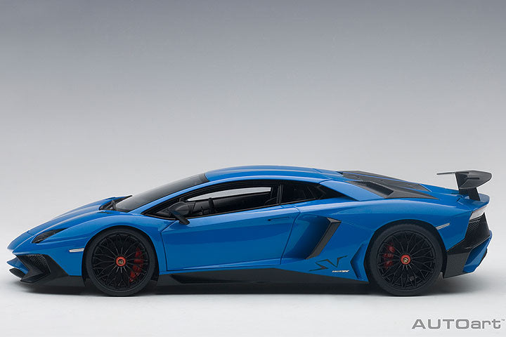 74559  LAMBORGHINI AVENTADOR LP750-4 SV (BLU LEMANS/BLUE)