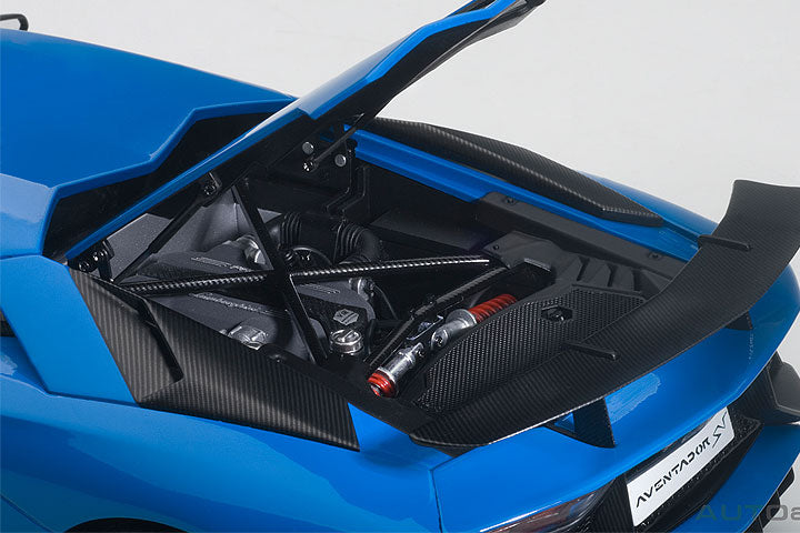 74559  LAMBORGHINI AVENTADOR LP750-4 SV (BLU LEMANS/BLUE)