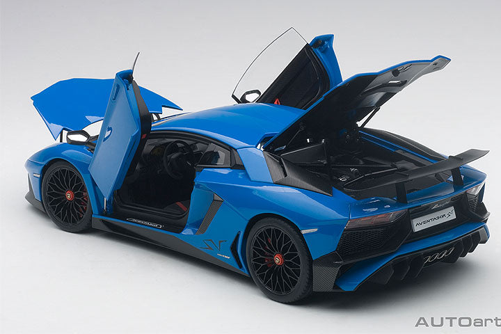 74559  LAMBORGHINI AVENTADOR LP750-4 SV (BLU LEMANS/BLUE)